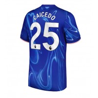 Camiseta Chelsea Moises Caicedo #25 Primera Equipación 2024-25 manga corta